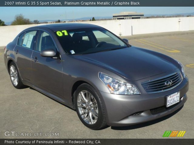 2007 Infiniti G 35 S Sport Sedan in Platinum Graphite Metallic