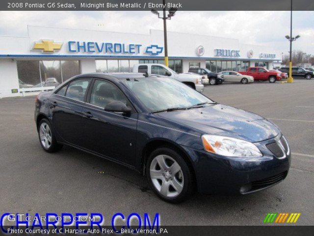 2008 Pontiac G6 Sedan in Midnight Blue Metallic