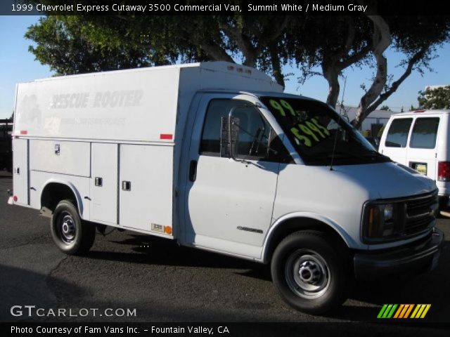 1999 Chevrolet Express Cutaway 3500 Commercial Van in Summit White