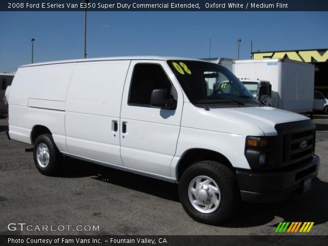 2008 Ford E Series Van E350 Super Duty Commericial Extended in Oxford White