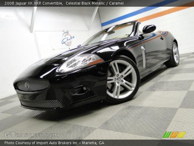 2008 Jaguar XK XKR Convertible in Celestial Black Metallic