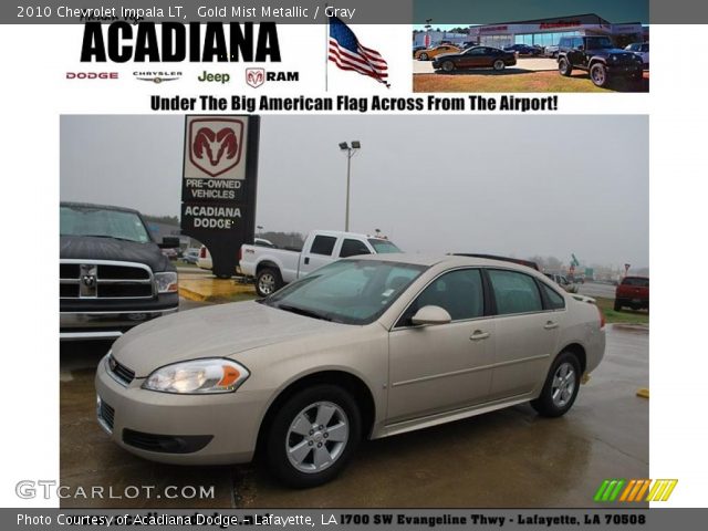 2010 Chevrolet Impala LT in Gold Mist Metallic