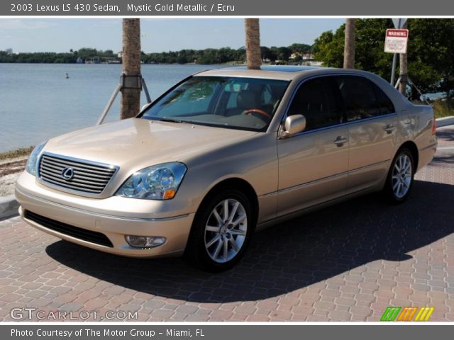 2003 Lexus LS 430 Sedan in Mystic Gold Metallic