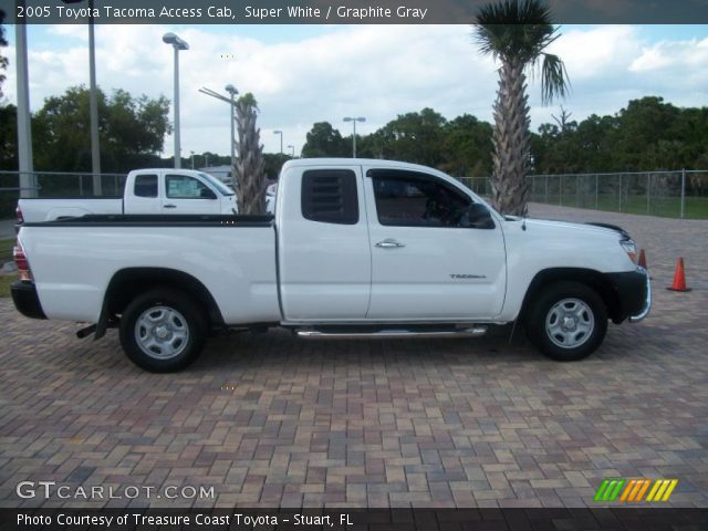2005 Toyota Tacoma Access Cab in Super White