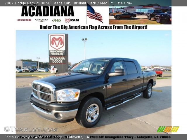 2007 Dodge Ram 2500 SLT Mega Cab in Brilliant Black