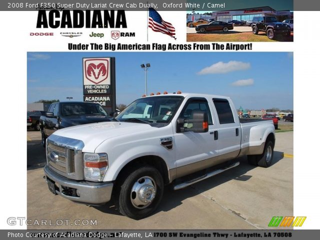 2008 Ford F350 Super Duty Lariat Crew Cab Dually in Oxford White