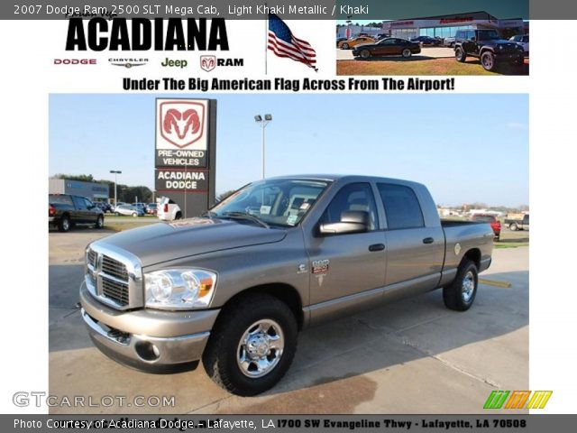 2007 Dodge Ram 2500 SLT Mega Cab in Light Khaki Metallic