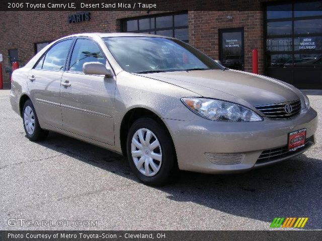 2006 Toyota Camry LE in Desert Sand Mica