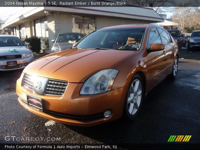 2004 Nissan Maxima 3.5 SE in Radiant Ember