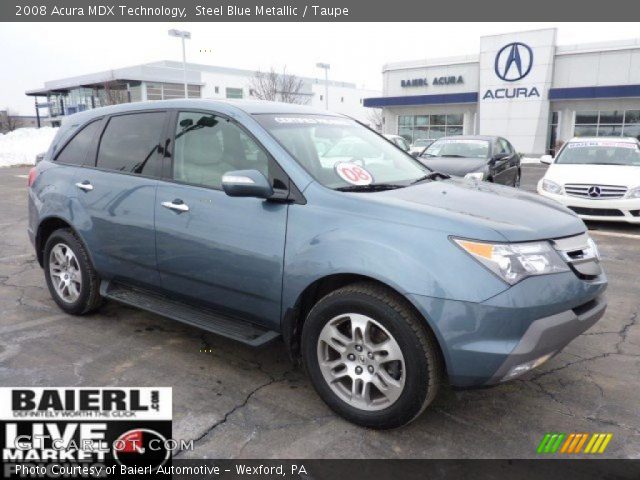2008 Acura MDX Technology in Steel Blue Metallic