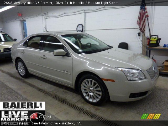 2008 Mercury Milan V6 Premier in Silver Birch Metallic