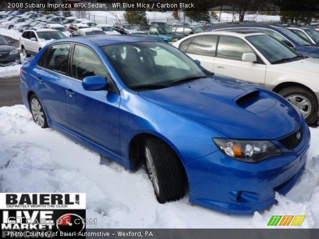 2008 Subaru Impreza WRX Sedan in WR Blue Mica