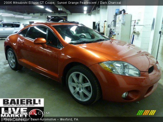 2006 Mitsubishi Eclipse GT Coupe in Sunset Orange Pearlescent