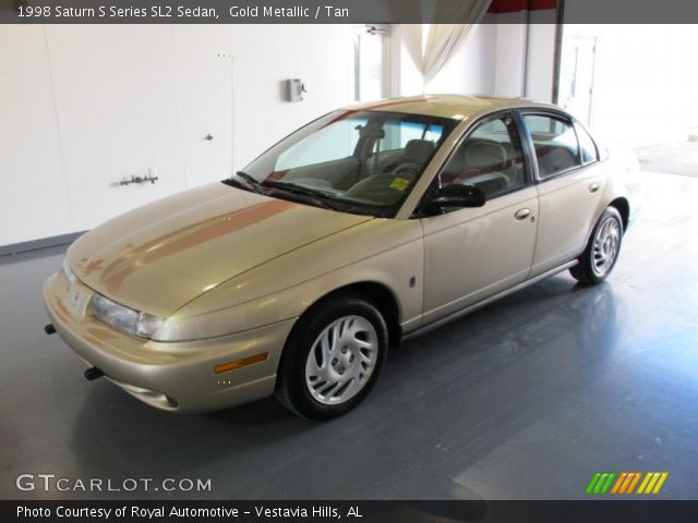 1998 Saturn S Series SL2 Sedan in Gold Metallic