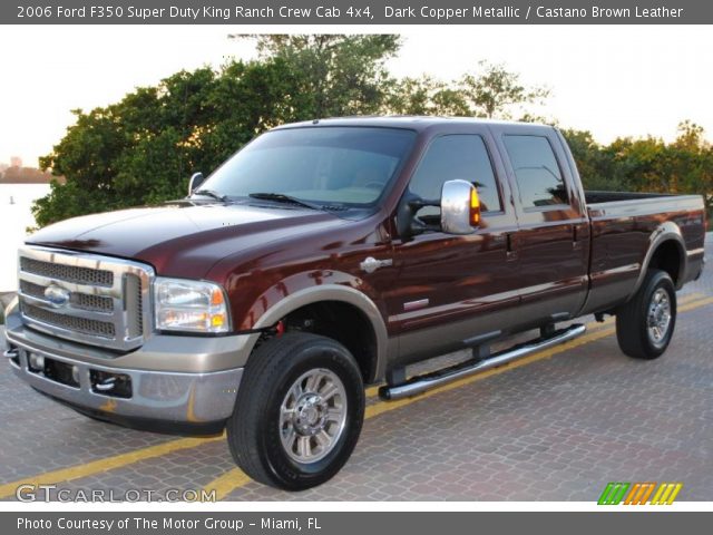 2006 Ford F350 Super Duty King Ranch Crew Cab 4x4 in Dark Copper Metallic