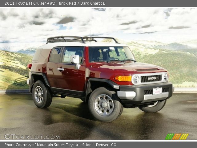 2011 Toyota FJ Cruiser 4WD in Brick Red