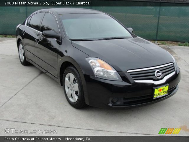 2008 Nissan Altima 2.5 S in Super Black