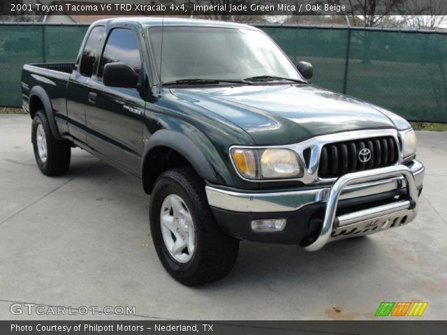 2001 Toyota Tacoma V6 TRD Xtracab 4x4 in Imperial Jade Green Mica