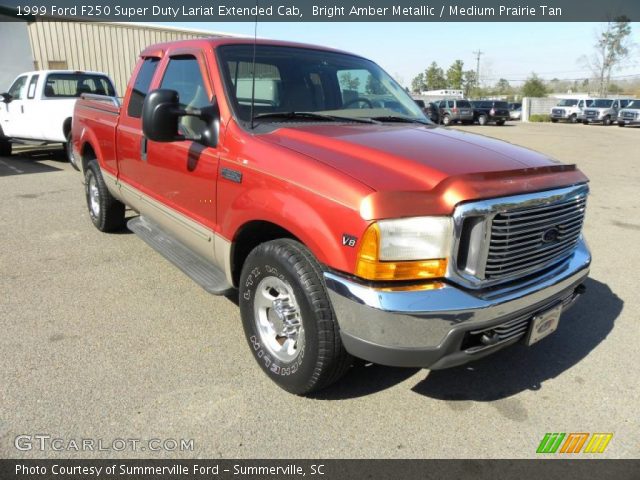 1999 Ford F250 Super Duty Lariat Extended Cab in Bright Amber Metallic