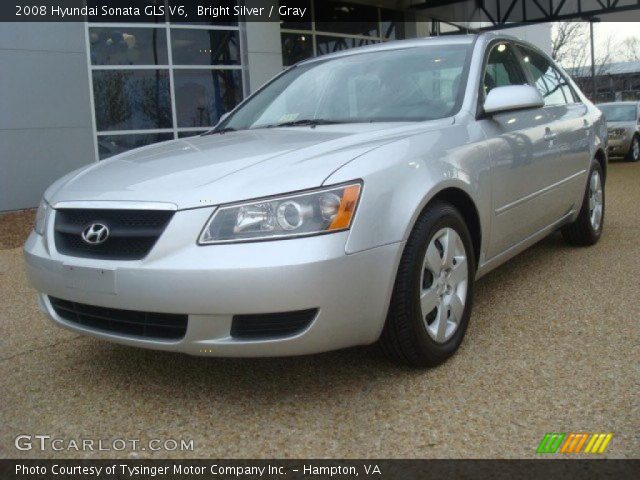 2008 Hyundai Sonata GLS V6 in Bright Silver