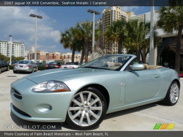 2007 Jaguar XK XK8 Convertible in Seafrost Metallic