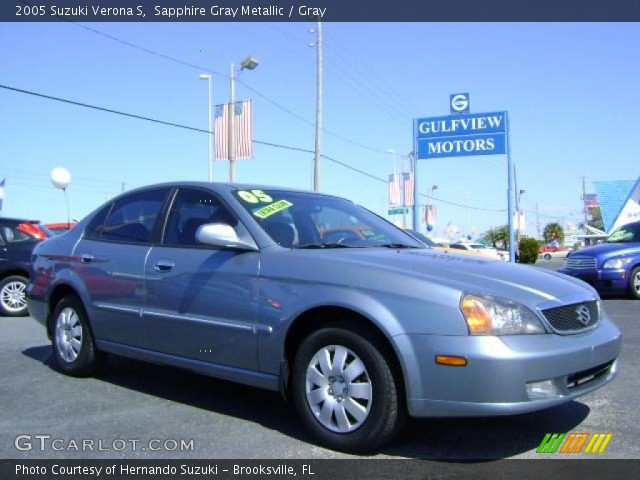 2005 Suzuki Verona S in Sapphire Gray Metallic