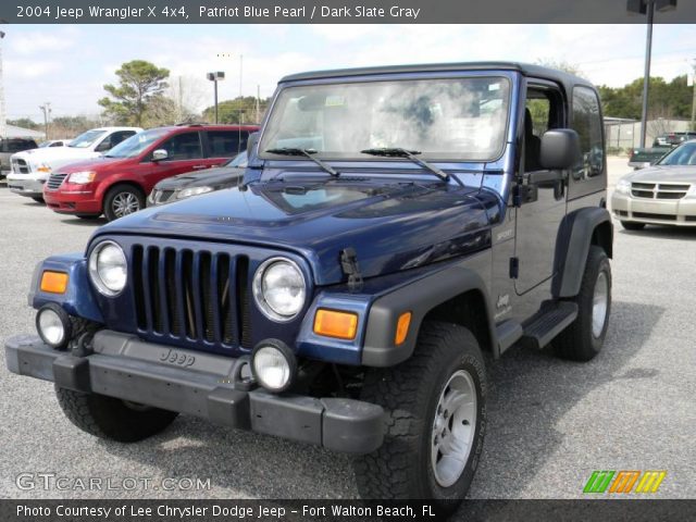 2004 Jeep Wrangler X 4x4 in Patriot Blue Pearl