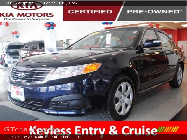2010 Kia Optima LX in Midnight Blue