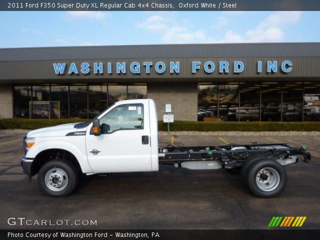 2011 Ford F350 Super Duty XL Regular Cab 4x4 Chassis in Oxford White