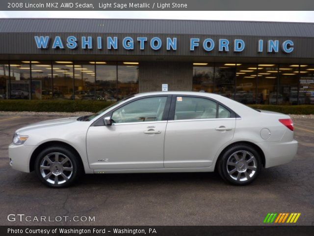 2008 Lincoln MKZ AWD Sedan in Light Sage Metallic