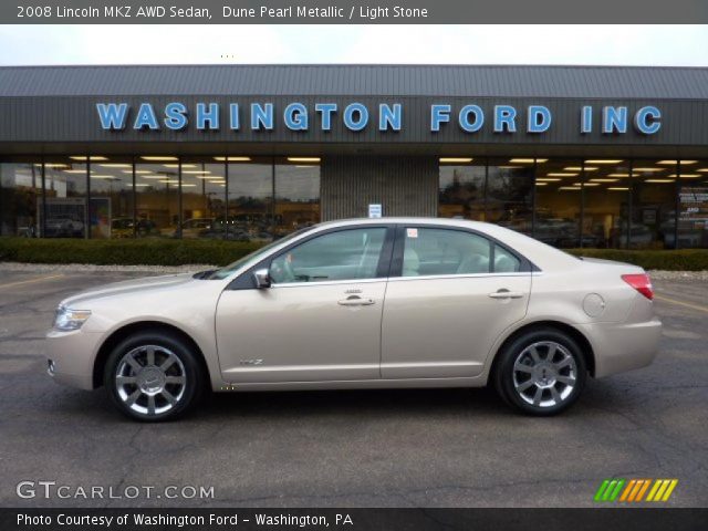 2008 Lincoln MKZ AWD Sedan in Dune Pearl Metallic