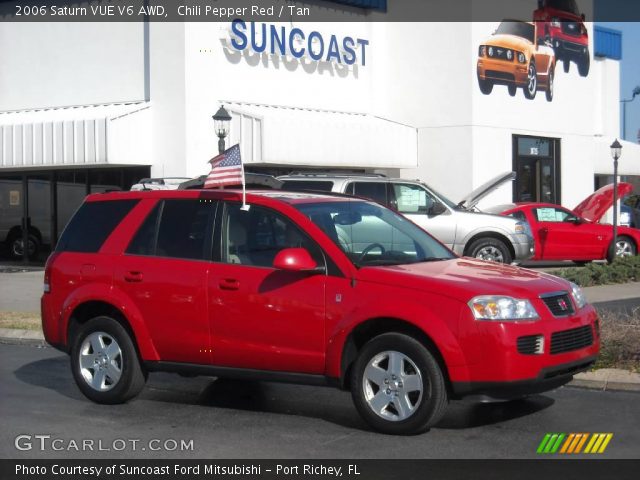 2006 Saturn VUE V6 AWD in Chili Pepper Red