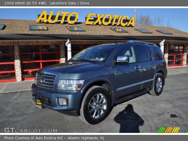 2009 Infiniti QX 56 4WD in Lakeshore Slate