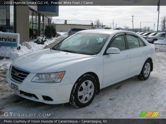 2009 Hyundai Sonata GLS V6 in Powder White Pearl