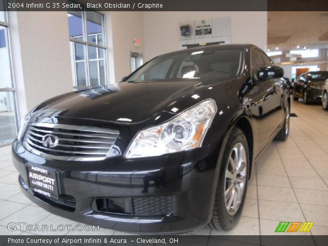 2004 Infiniti G 35 Sedan in Black Obsidian