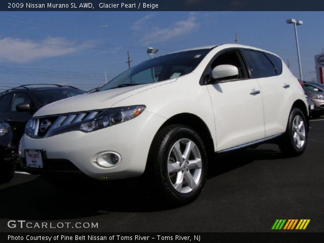 2009 Nissan Murano SL AWD in Glacier Pearl