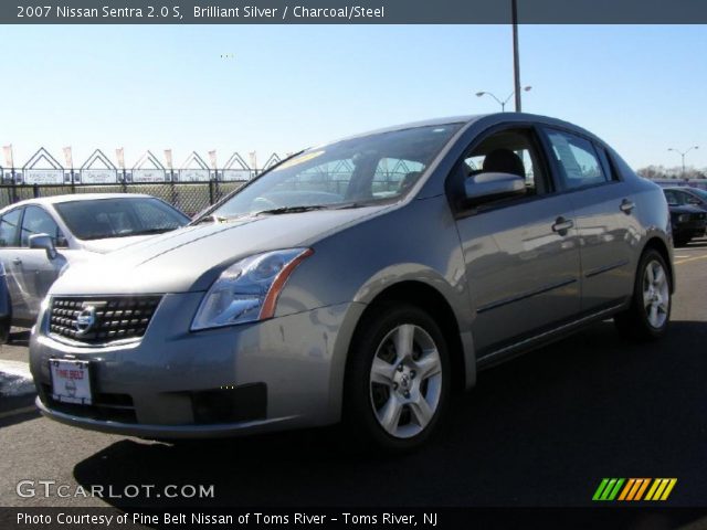 2007 Nissan sentra silver #3