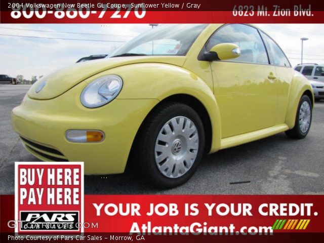 2004 Volkswagen New Beetle GL Coupe in Sunflower Yellow