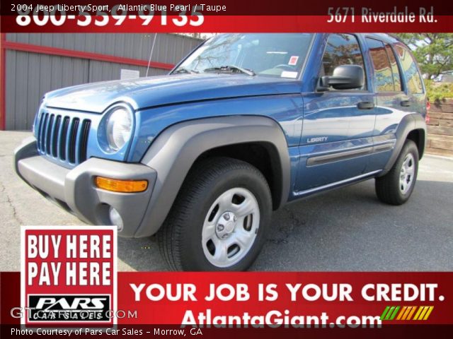 2004 Jeep Liberty Sport in Atlantic Blue Pearl