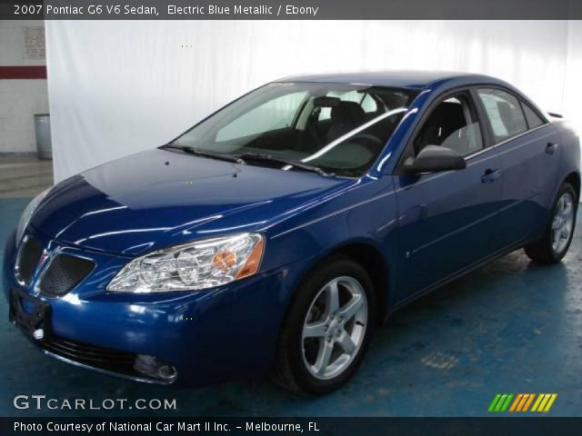 2007 Pontiac G6 V6 Sedan in Electric Blue Metallic