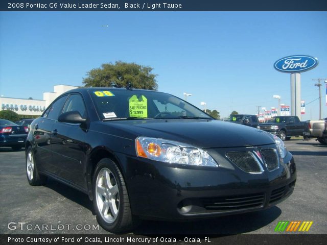 2008 Pontiac G6 Value Leader Sedan in Black