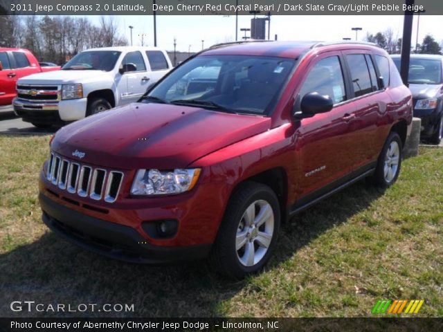 2011 Jeep Compass 2.0 Latitude in Deep Cherry Red Crystal Pearl
