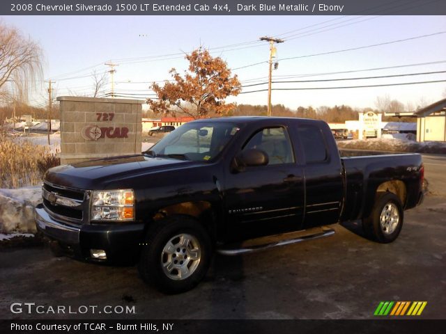 2008 Chevrolet Silverado 1500 LT Extended Cab 4x4 in Dark Blue Metallic