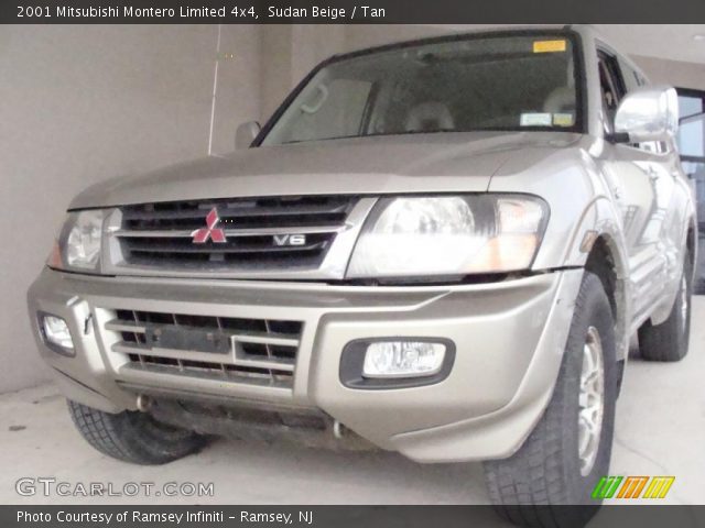 2001 Mitsubishi Montero Limited 4x4 in Sudan Beige