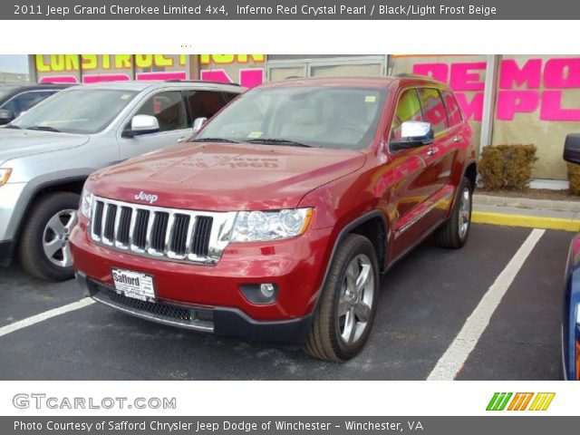 2011 Jeep Grand Cherokee Limited 4x4 in Inferno Red Crystal Pearl