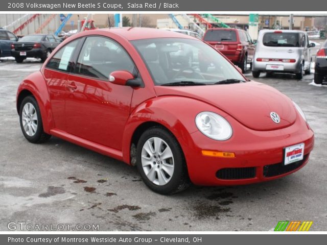 2008 Volkswagen New Beetle S Coupe in Salsa Red