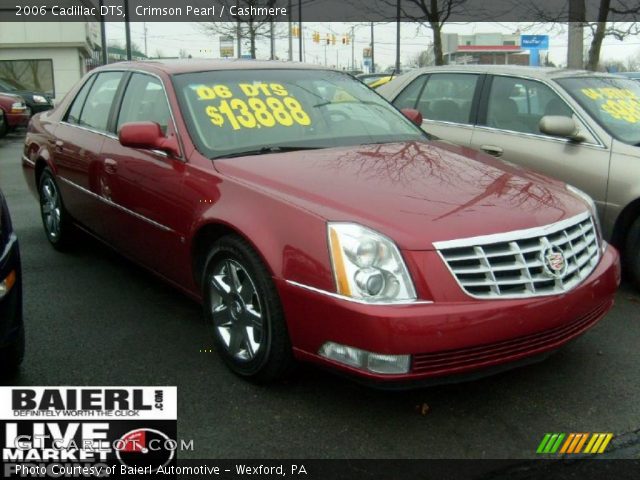 2006 Cadillac DTS  in Crimson Pearl