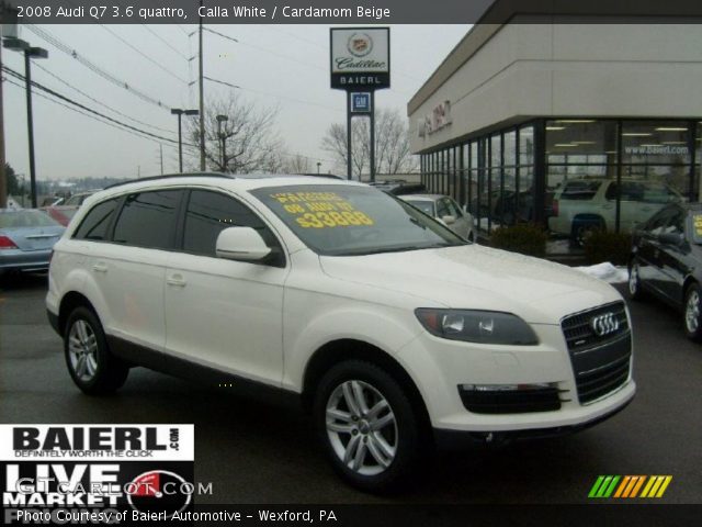 2008 Audi Q7 3.6 quattro in Calla White