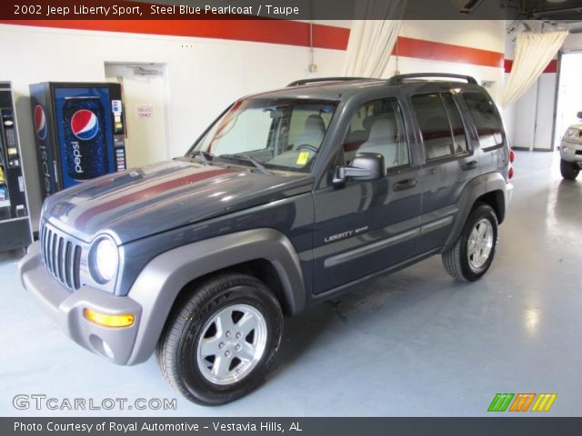 2002 Jeep Liberty Sport in Steel Blue Pearlcoat