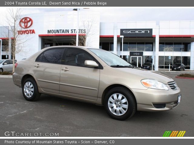 2004 toyota corolla le specifications #2 2004 toyota corolla le specifications #2